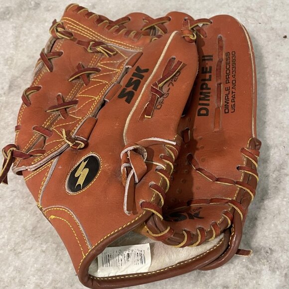SSK Other - SSK Dimple II 13" Baseball Softball Glove Left Hand Leather Outfield Mitt Pro